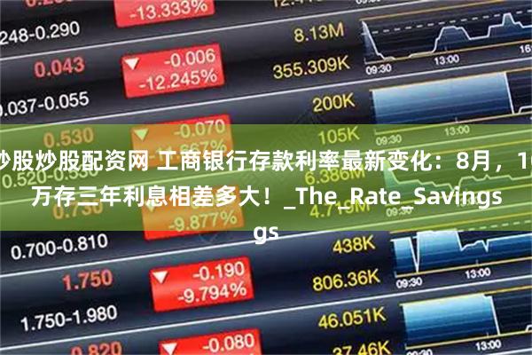 炒股炒股配资网 工商银行存款利率最新变化：8月，10万存三年利息相差多大！_The_Rate_Savings