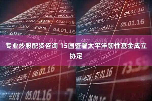 专业炒股配资咨询 15国签署太平洋韧性基金成立协定